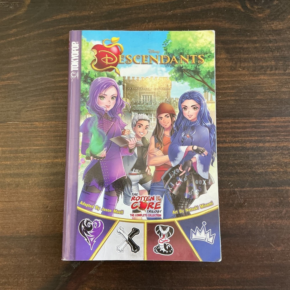 Descendants Tokyopop Disney Book Rotten To The Core Trilogy
